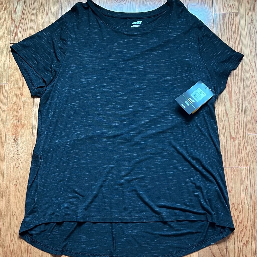 Avia - Black Heathered Tee